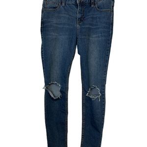 Free People distressed ripped skinny jeans size‎ 29.